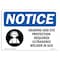 Signmission OSHA Sign, Hearing And Eye Protection Required, 14in X 10in Rigid Plastic, 14" W, 10" H, Landscape OS-NS-P-1014-L-13353 - alternate 1